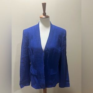 Jones New York blazer in vibrant royal blue